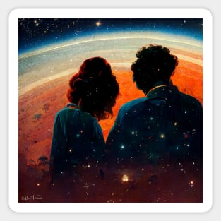 We Belong To Each Other in the Cosmos Sticker